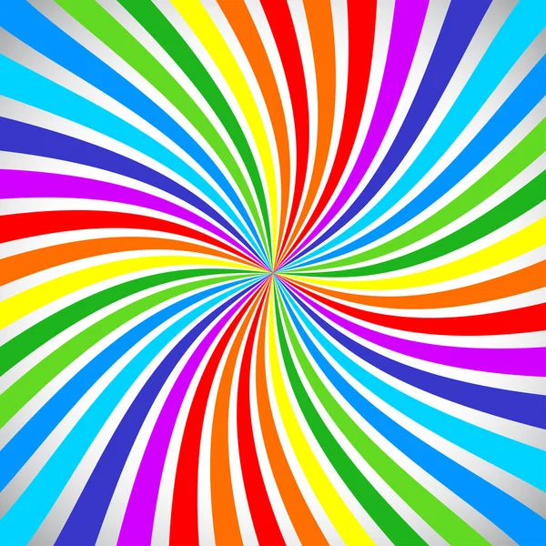 Rainbow Graphic Element Shape Vector Illustration — Vector de stock