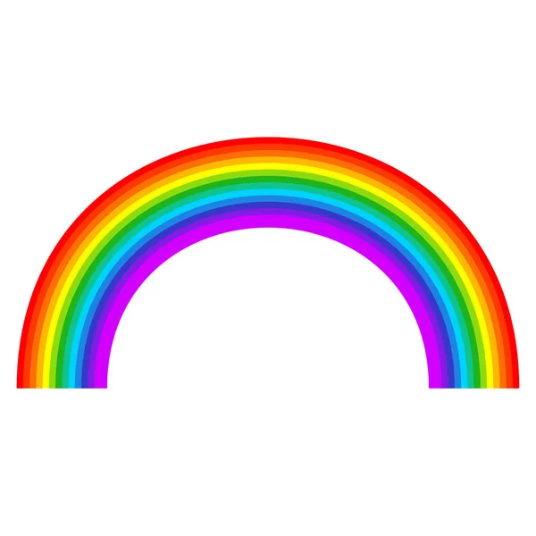 Rainbow Graphic Element Shape Vector Illustration — Image vectorielle