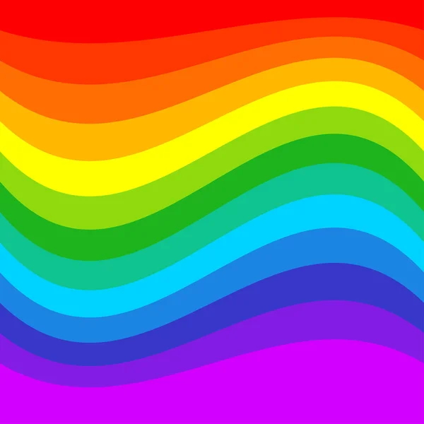 Rainbow Graphic Element Shape Vector Illustration — ストックベクタ
