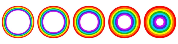 Rainbow Graphic Element Shape Vector Illustration Stock Vector Illustration Clip — Image vectorielle