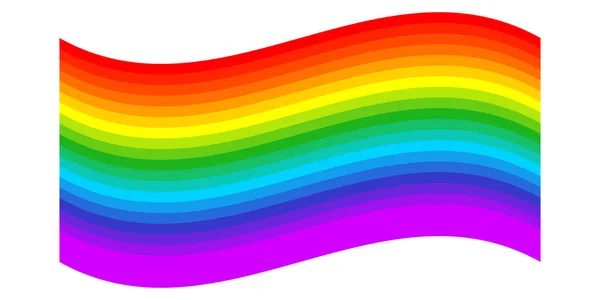 Regenboog Grafisch Element Vorm Vector Illustratie Voorraad Vector Illustratie Clip — Stockvector