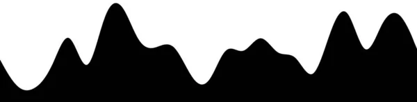 Hilly Ujævn Bjergform Baggrundsvektor Aktievektorillustration Clip Art Grafik – Stock-vektor