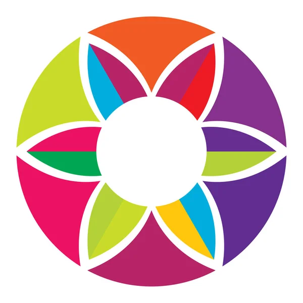 Simple Motif Mandala Shape Element Circular Circle Icon Symbol — Image vectorielle