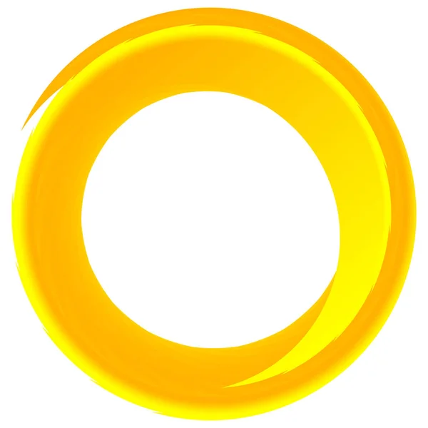Segmented Spiral Swirl Shiny Glossy Circle Circular Shape Element Vector — Stock Vector