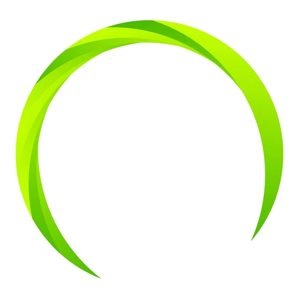 Segmentierte Spirale Wirbel Glänzend Und Glänzend Kreis Kreisförmige Form Element — Stockvektor