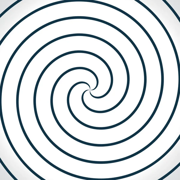 Radial Rays Beams Spiral Swirl Twirl Swirl Shape Element — Vector de stock