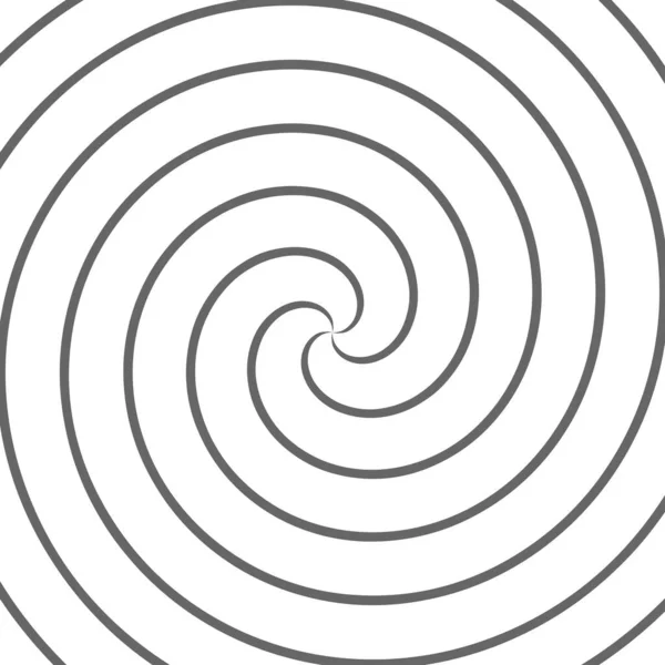 Radial Rays Beams Spiral Swirl Twirl Swirl Shape Element — Vector de stock