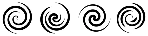 Radialstrahlen Strahlen Spiralförmig Wirbelnd Wirbelnd Und Wirbelförmig Bestandsvektorillustration Clip Art — Stockvektor