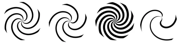 Radialstrahlen Strahlen Spiralförmig Wirbelnd Wirbelnd Und Wirbelförmig Bestandsvektorillustration Clip Art — Stockvektor
