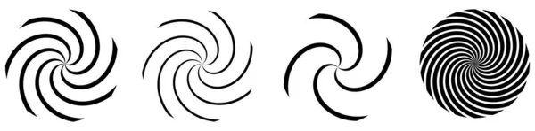 Radialstrahlen Strahlen Spiralförmig Wirbelnd Wirbelnd Und Wirbelförmig Bestandsvektorillustration Clip Art — Stockvektor
