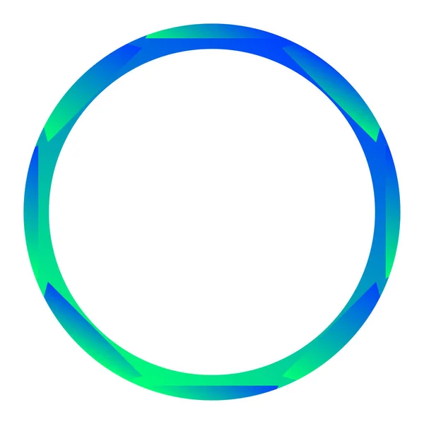 Modern Geometric Circular Concentric Circle Rings Element — Stock Vector