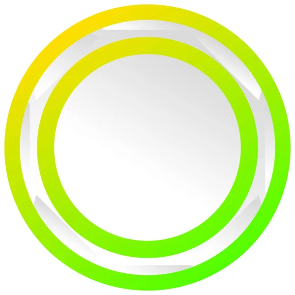 Moderne Geometrische Cirkel Concentrische Cirkel Ringen Element — Stockvector