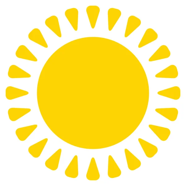 Сонце Літня Кліп Арт Значок Символ — стоковий вектор