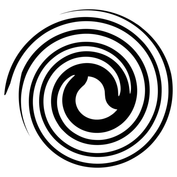 Спираль Спираль Спираль Векторная Иллюстрация Формы Вихря — стоковый вектор