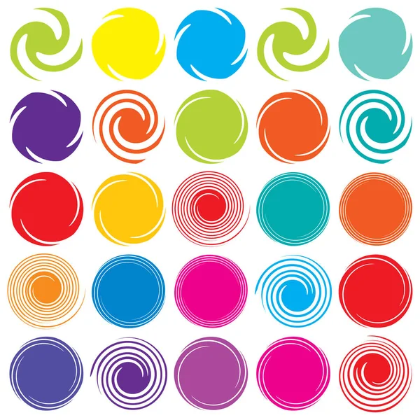 Espiral Remolino Elemento Hélice Twister Forma Vector Ilustración — Vector de stock