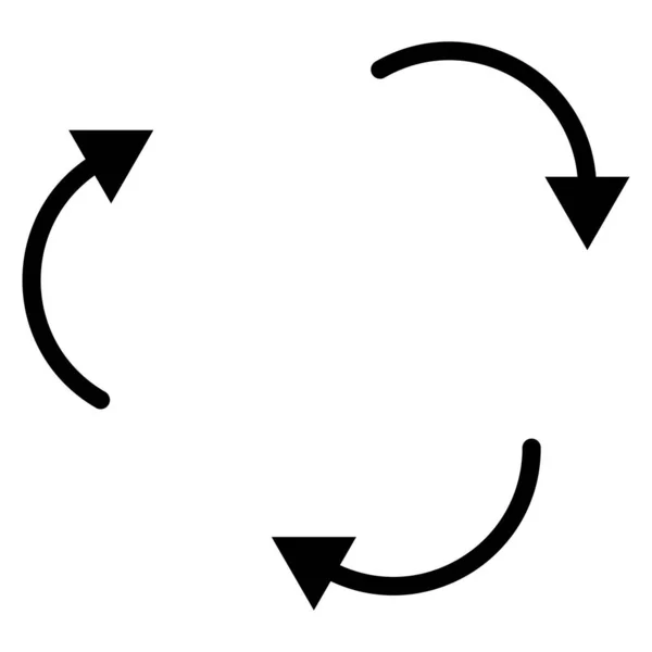 Καμπυλωτή Κυκλική Τόξο Βέλος Δείκτη Σχήμα Στοιχείο Διανυσματική Απεικόνιση — Διανυσματικό Αρχείο