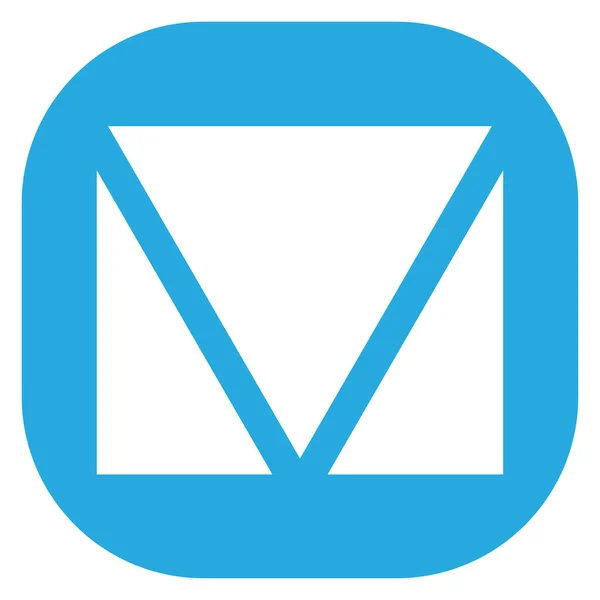 Brief Envelop Icoon Mail Post Symbool Vorm Element — Stockvector