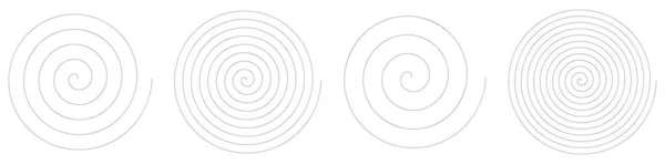 Spirale Wirbel Wirbel Formelement Vektor Illustration Aktienvektor Illustration Clip Art — Stockvektor