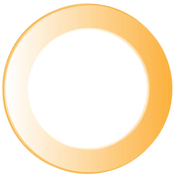 Cerchio Astratto Elemento Design Circolare Icona — Vettoriale Stock