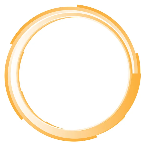 Círculo Abstracto Elemento Diseño Circular Icono — Vector de stock