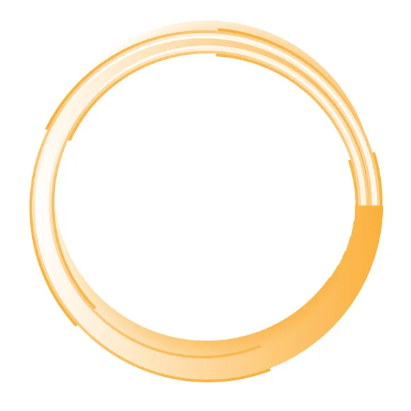 Abstract Circle Circular Design Element Icon — Vector de stock