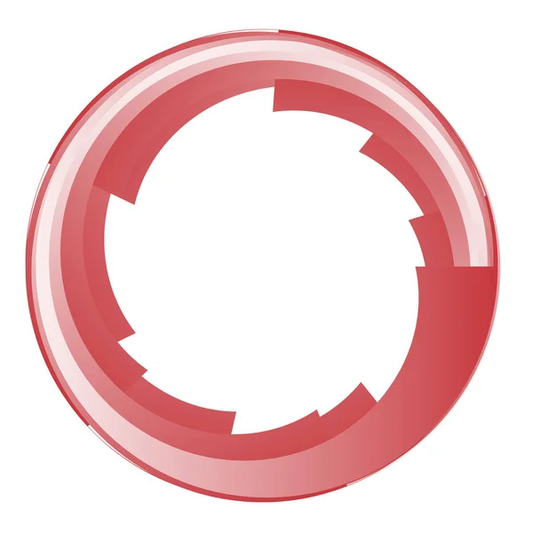 Abstract Circle Circular Design Element Icon — Vector de stock