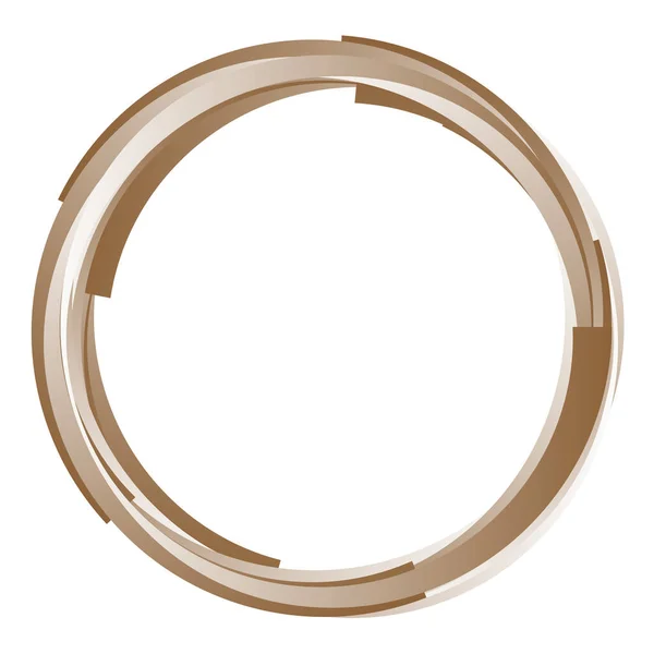 Abstract Circle Circular Design Element Icon — Vector de stock