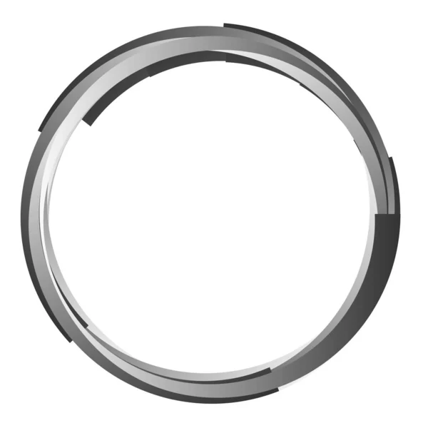 Círculo Abstracto Elemento Diseño Circular Icono — Vector de stock