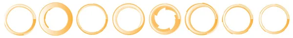 アブストラクトサークル 円形のデザイン要素 アイコン ストック ベクトル イラスト クリップ アート グラフィック — ストックベクタ
