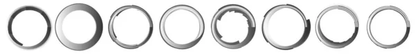 Abstrakter Kreis Kreisförmiges Gestaltungselement Symbol Bestandsvektorillustration Clip Art Grafiken — Stockvektor
