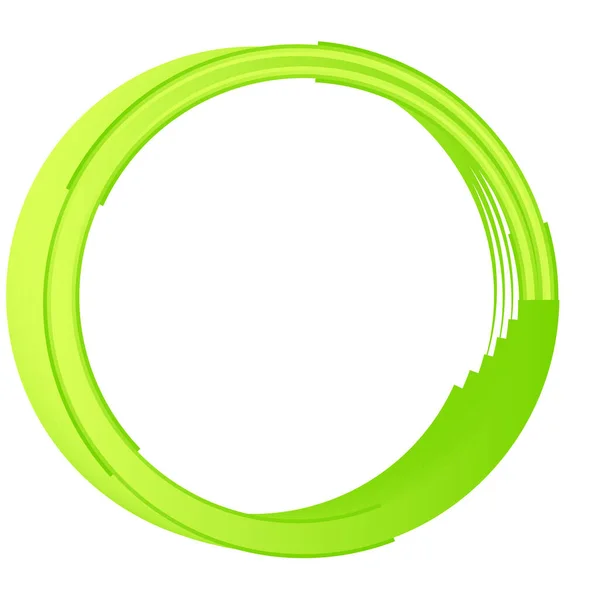 Abstract Circle Circular Design Element Icon — 스톡 벡터