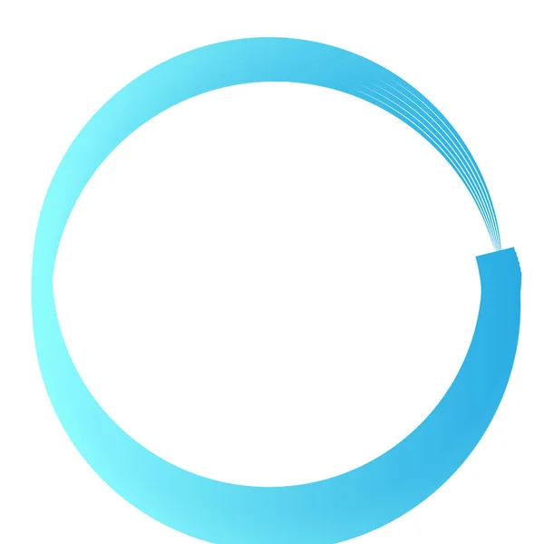 Αφηρημένος Κύκλος Κυκλικό Σχεδιαστικό Στοιχείο Εικόνα — Διανυσματικό Αρχείο