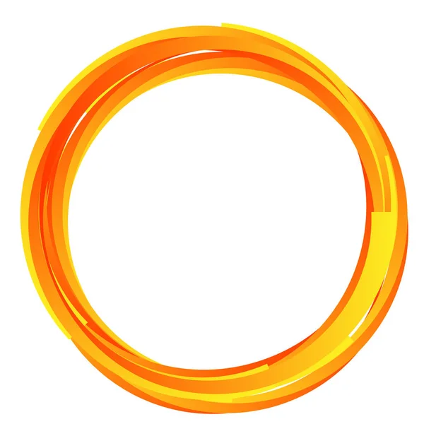 Abstract Circle Circular Design Element Icon — Archivo Imágenes Vectoriales