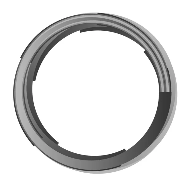 Abstract Circle Circular Design Element Icon — Image vectorielle