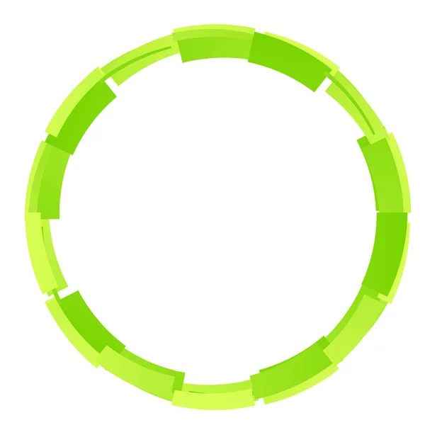 Abstraktní Kruh Kruhový Prvek Designu Ikona — Stockový vektor