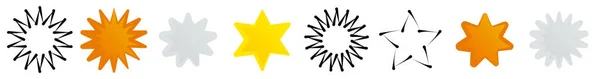 Star Starlet Shape Icon Award Prize Concept Stock Vector Illustration — Stock Vector