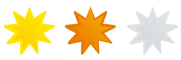 Estrela Ícone Forma Estrela Prémio Conceito Prémio Ilustração Vetorial Estoque — Vetor de Stock