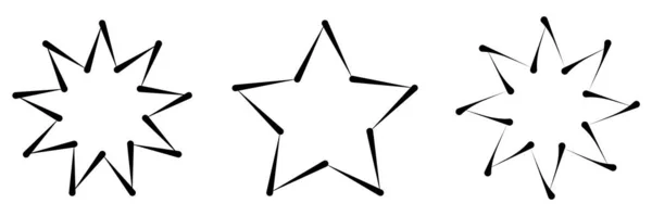 Звезда Иконка Форме Звезды Премия Концепция Премии Векторная Иллюстрация Клип — стоковый вектор