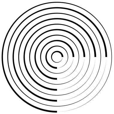 Spiral, girdap, kıvrık şekil tasarım elementi