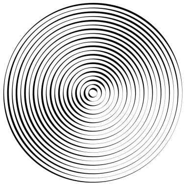 Spiral, girdap, kıvrık şekil tasarım elementi