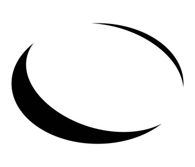 Oval, elips boş çerçeve, sınır. Eliptik pankart, fiyat etiketi