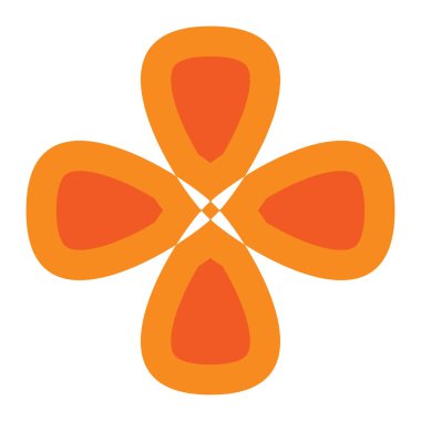 Soyut minimetrik çizgiler motifi, mandala simgesi, sembol kümesi