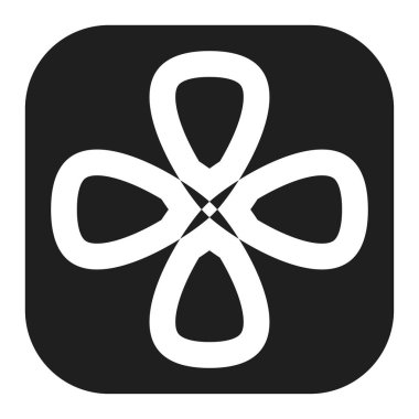 Soyut minimetrik çizgiler motifi, mandala simgesi, sembol kümesi