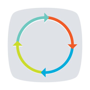 Dairesel ok, işaretleyici şekil ögesi