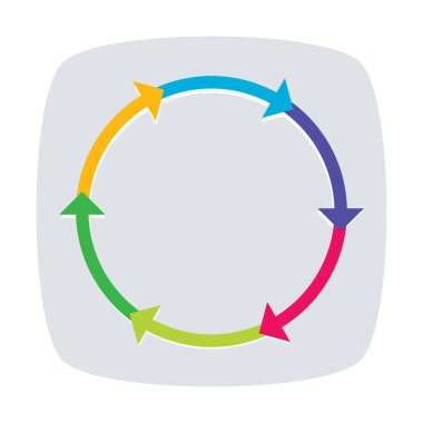 Dairesel ok, işaretleyici şekil ögesi