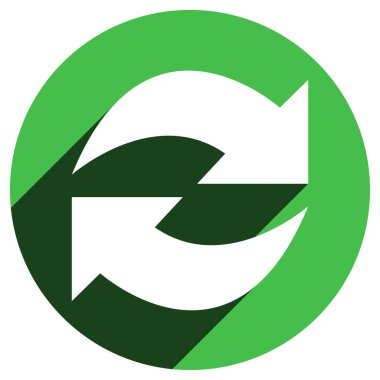 Değiş tokuş dönüş okları simgesi