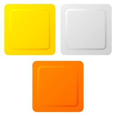 Altın, gümüş, bronz değerli metal ödülü, mühür düğmesi, rozet, afiş şekli vektör illüstrasyonu