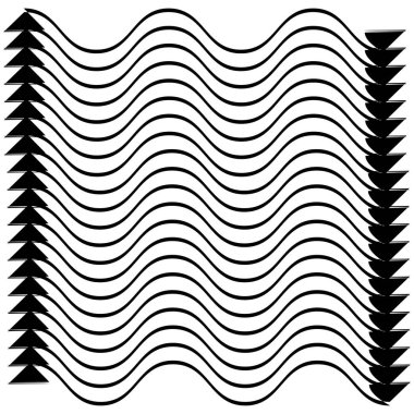 Dalgalı, dalgalı, zig-zag, çapraz çizgiler, çizgili ızgara, ağ ögesi