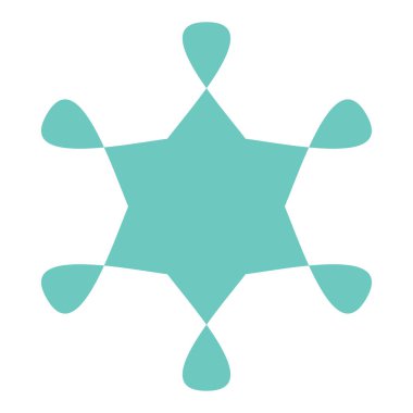 Radikal, yayılan yıldız şekli elementi