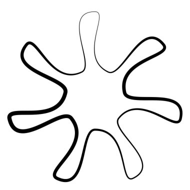 Radikal, yayılan yıldız şekli elementi